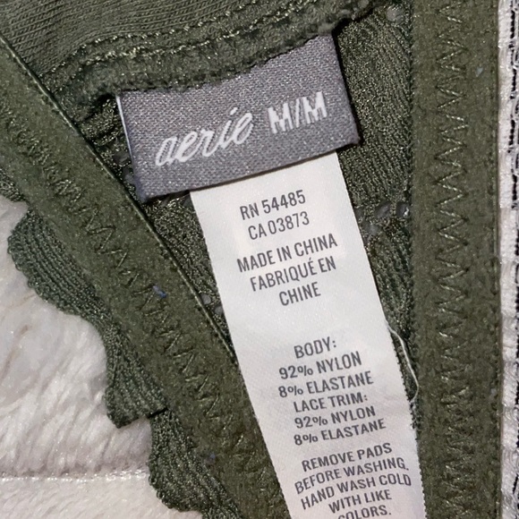 Aerie Green Size Small Racerback Lace Bralette - Picture 3 of 3